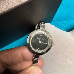 Gucci 105 Diamond bracelet silver stainless steel